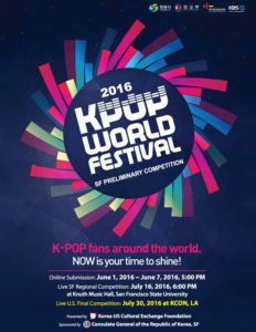 2016 K-POP World Festival – SF Preliminary Competition