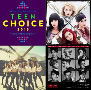 2015 Teen Choice Awards: KPOP Nominated for Awards